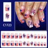 12 Sizes-24 Pcs Press On Nails C1723
