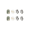 12 Sizes-24 Pcs Press On Nails R549