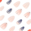 12 Sizes-24 Pcs Press On Nails JP4034