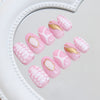 12 Sizes-24 Pcs Press On Nails W2035