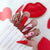 12 Sizes-24 Pcs Press On Nails W729