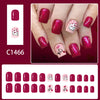 12 Sizes-24 Pcs Press On Nails C1466