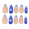 12 Sizes-24 Pcs Press On Nails JP3538