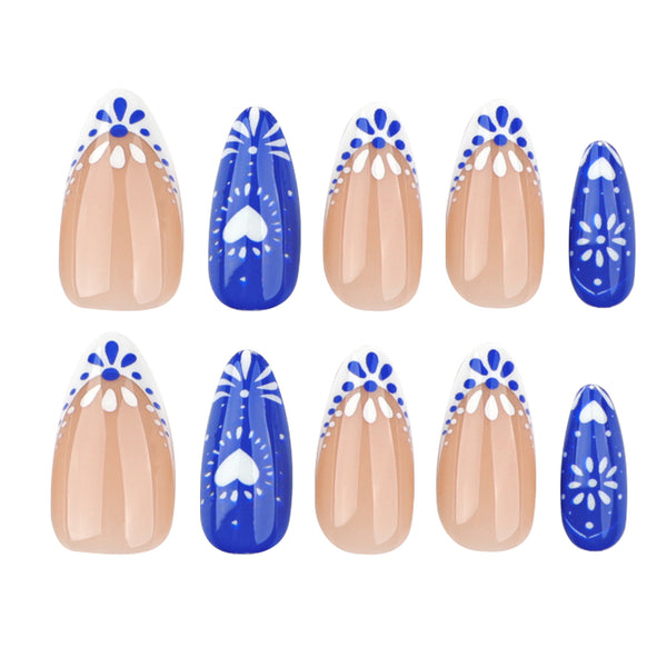 12 Sizes-24 Pcs Press On Nails JP3538