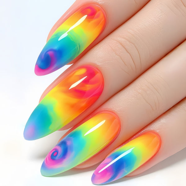 12 Sizes-24 Pcs Press On Nails Y646