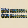 12 Sizes-24 Pcs Press On Nails Y1807