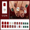 12 Sizes-24 Pcs Press On Nails C1276