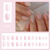 12 Sizes-24 Pcs Press On Nails C454