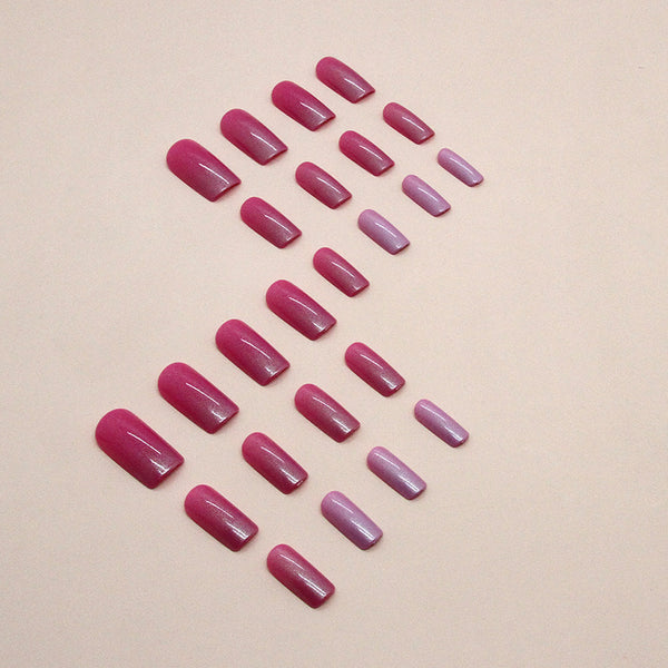 12 Sizes-24 Pcs Press On Nails W1311