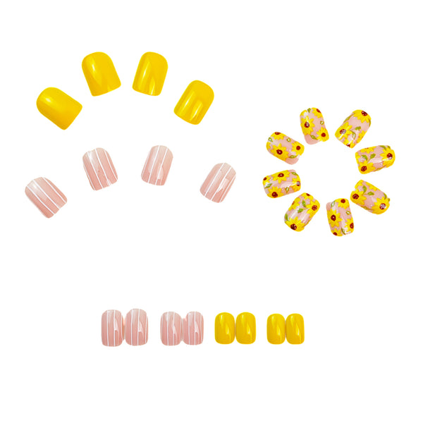 12 Sizes-24 Pcs Press On Nails Y783