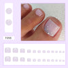 12 Sizes-24 Pcs Press On Nails F098