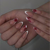 12 Sizes-24 Pcs Press On Nails JP4423
