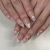 12 Sizes-24 Pcs Press On Nails JP3866