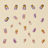 12 Sizes-24 Pcs Press On Nails Y118