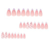 12 Sizes-24 Pcs Press On Nails JP4289