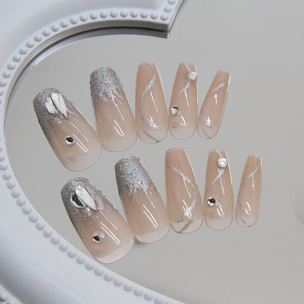 12 Sizes-24 Pcs Press On Nails Z856