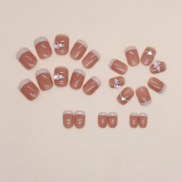 12 Sizes-24 Pcs Press On Nails Z761