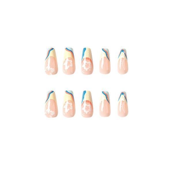 12 Sizes-24 Pcs Press On Nails JP1845
