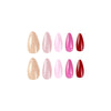 12 Sizes-24 Pcs Press On Nails JP2442