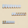 12 Sizes-24 Pcs Press On Nails Y1655