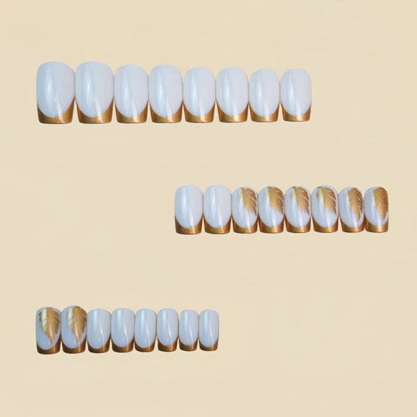12 Sizes-24 Pcs Press On Nails Y1655