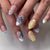12 Sizes-24 Pcs Press On Nails Z1087