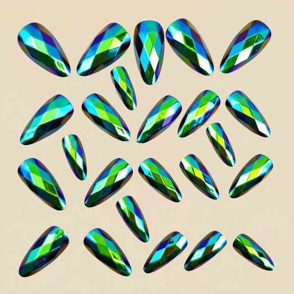 12 Sizes-24 Pcs Press On Nails Y1337