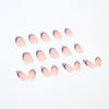 12 Sizes-24 Pcs Press On Nails W041