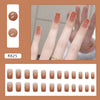 12 Sizes-24 Pcs Press On Nails R825