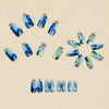 12 Sizes-24 Pcs Press On Nails Y1491