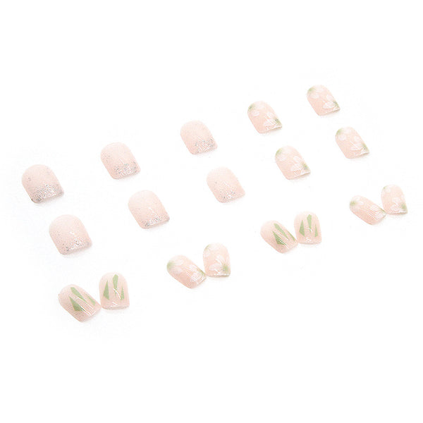 12 Sizes-24 Pcs Press On Nails R512