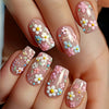 12 Sizes-24 Pcs Press On Nails Y1094