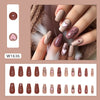 12 Sizes-24 Pcs Press On Nails W1636