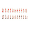 12 Sizes-24 Pcs Press On Nails Z692