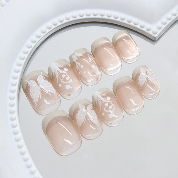 12 Sizes-24 Pcs Press On Nails R938