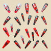 12 Sizes-24 Pcs Press On Nails Y532