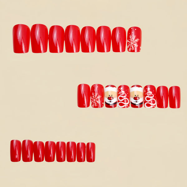 12 Sizes-24 Pcs Press On Nails Y1276