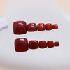 12 Sizes-24 Pcs Press On Nails F149