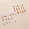 12 Sizes-24 Pcs Press On Nails W1642