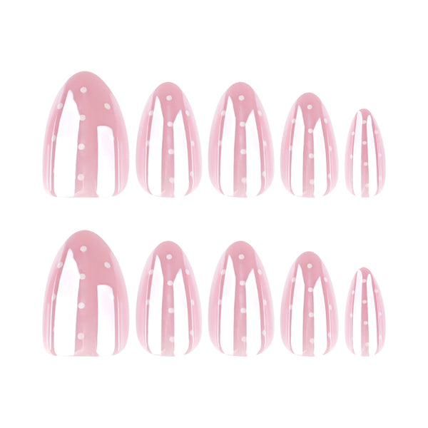12 Sizes-24 Pcs Press On Nails JP4204