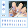 12 Sizes-24 Pcs Press On Nails R598
