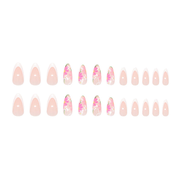12 Sizes-24 Pcs Press On Nails W1944