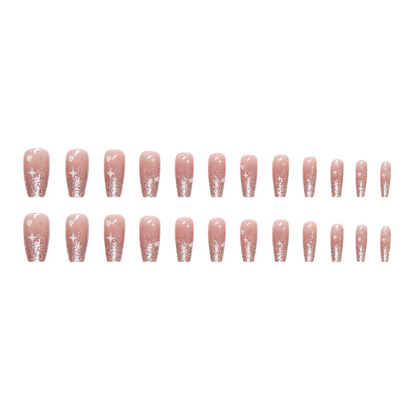 12 Sizes-24 Pcs Press On Nails R737