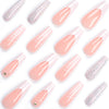 12 Sizes-24 Pcs Press On Nails JP3087