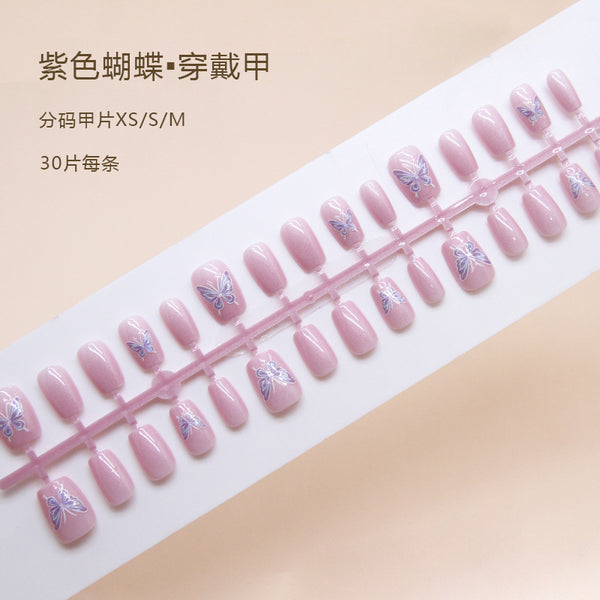 30 Pcs Press On Nails T011