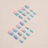 12 Sizes-24 Pcs Press On Nails W508