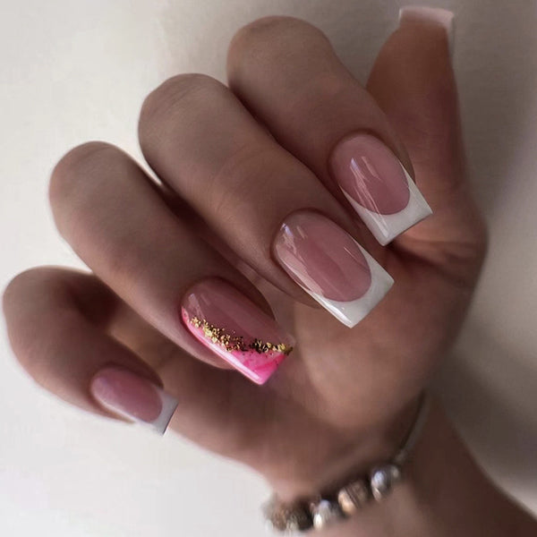 12 Sizes-24 Pcs Press On Nails W1237