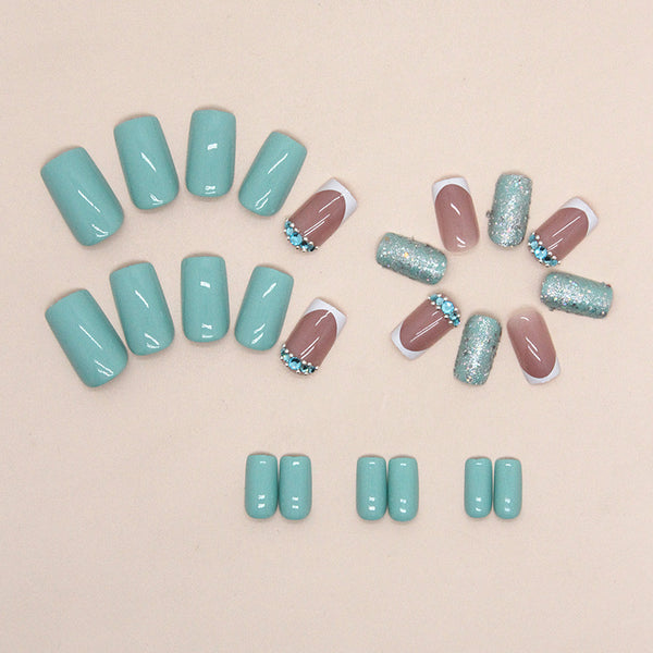 12 Sizes-24 Pcs Press On Nails Z768