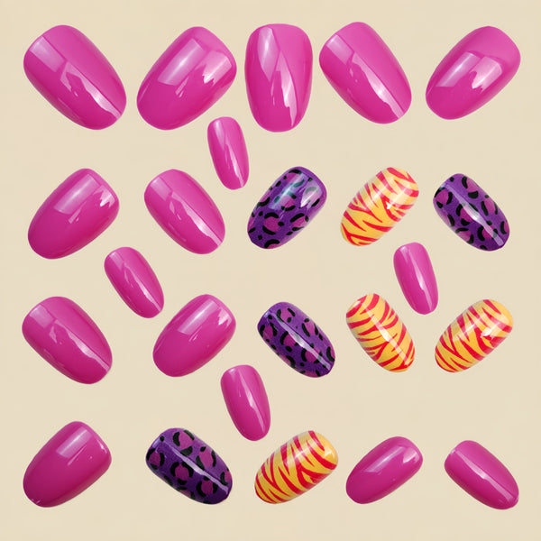 12 Sizes-24 Pcs Press On Nails Y1480