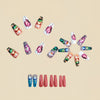 12 Sizes-24 Pcs Press On Nails Y1910